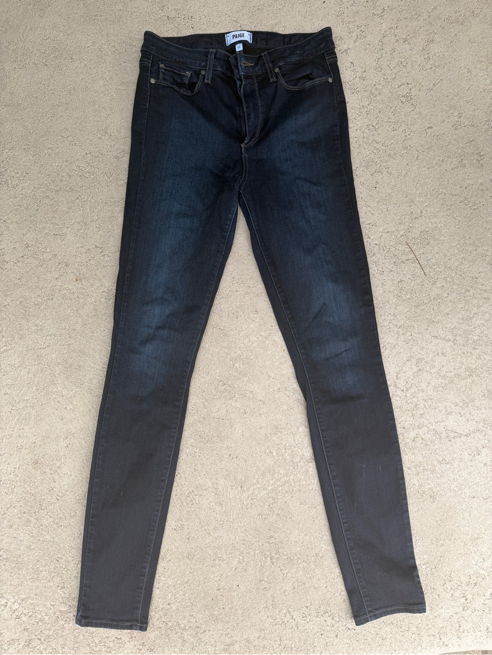 Paige Women's Dark Blue Skinny Jeans